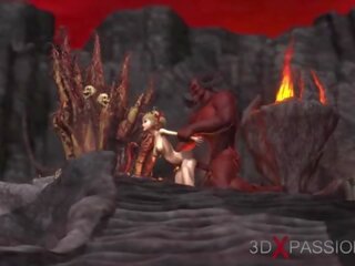 Devil fucks hard a superior ýaşlar gyz in the dark inferno