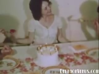 Klassisch dreckig video früh 1970s glücklich fuckday