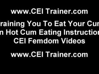 I hope you like eating your own marvellous cum cei