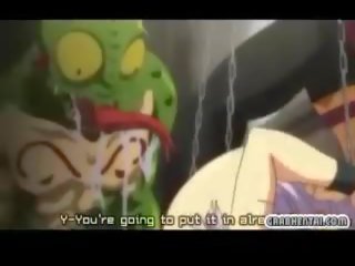 Ikadena malaking suso hentai prinsesa gangbanged sa pamamagitan ng monsters