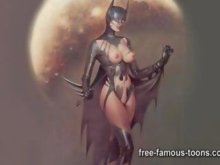 Sombre chevalier batman et catwoman xxx parodie
