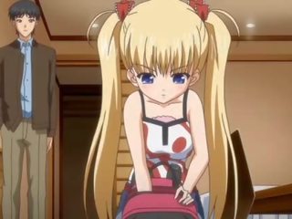 Blondīne stunner anime izpaužas pounded
